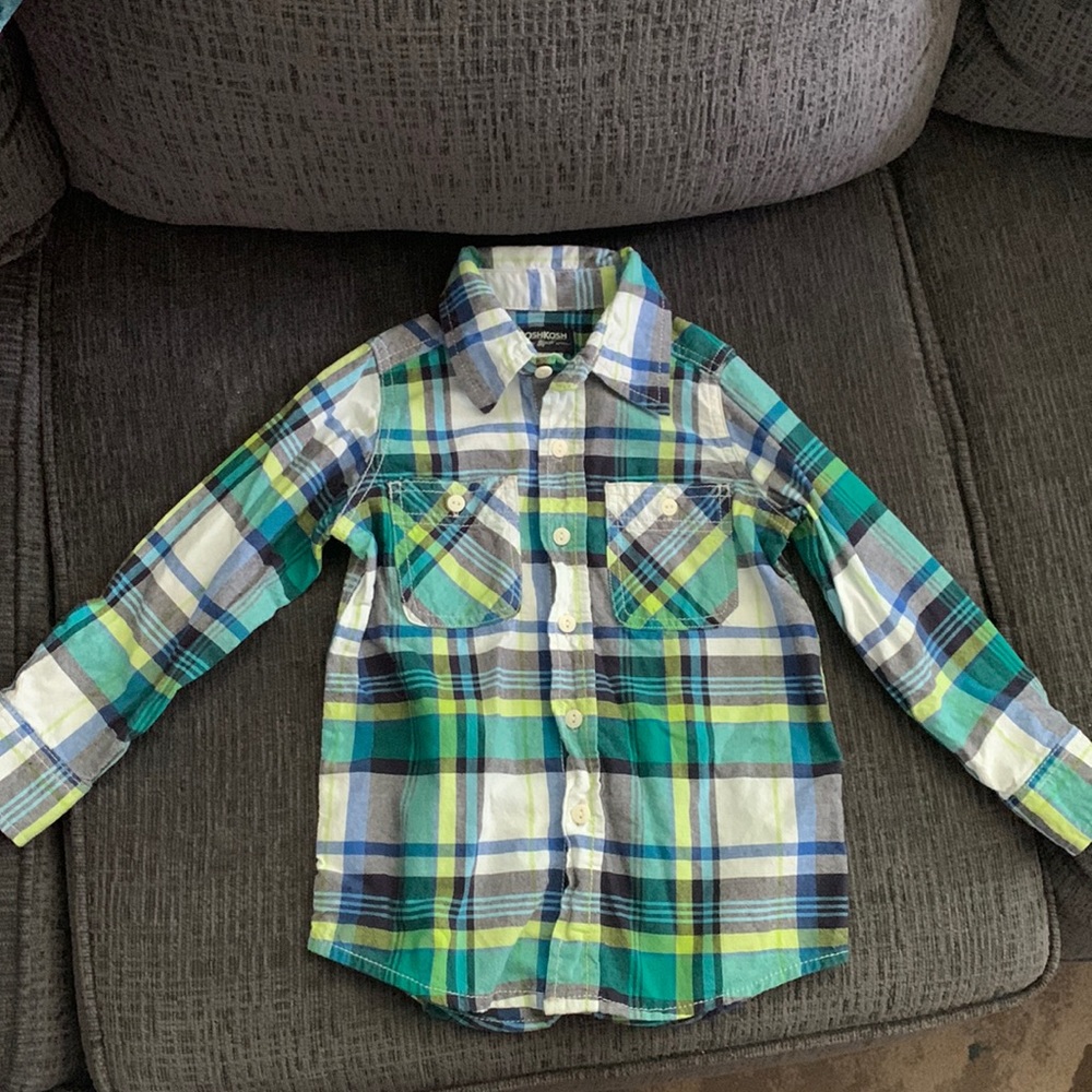 OshKosh kids flannel
